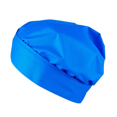Blue surgical hat isolated on transparent background