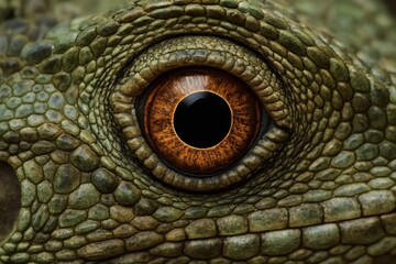 Naklejka premium The Majestic Gaze of a Dinosaur Skin