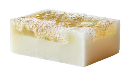 Bar of soap background isolated on a Transparent background, PNG file.