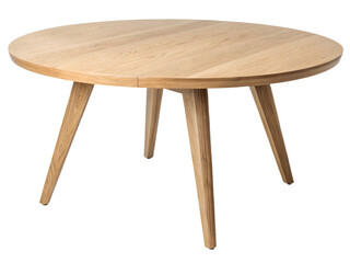 Modern Round Wooden Coffee Table