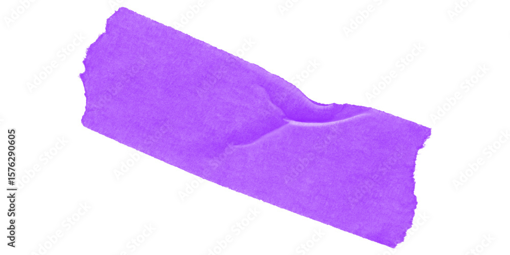 Fototapete a purple rectangular shape with pixelated edges on a black background in a simple graphic style