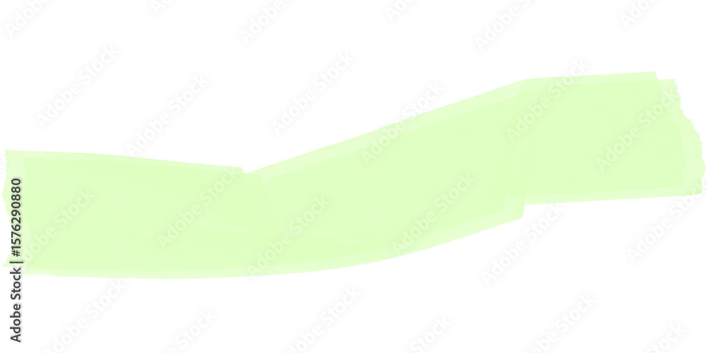Fototapete a light green irregular shape against a black background with pixelated edges and a simple design