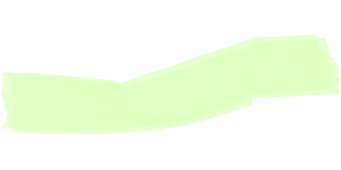 A light green irregular shape against a black background with pixelated edges and a simple design
