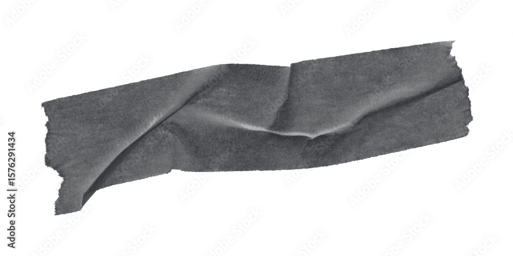 Poster A dark gray rectangular shape with pixelated edges on a black background in a simple composition
