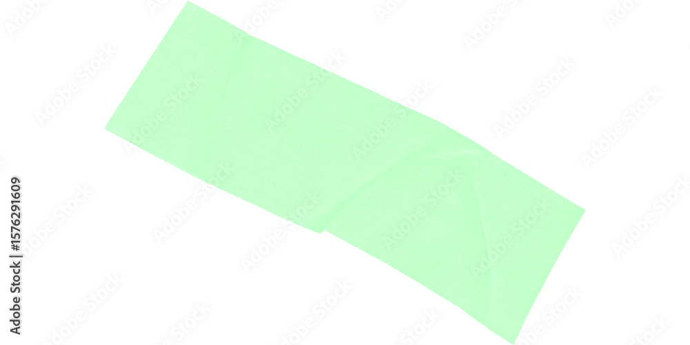 Leinwandbilder A light green rectangular shape rotated on a black background with a pixelated appearance visible