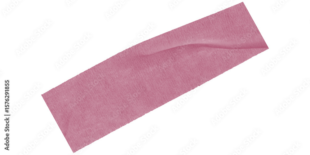Fototapete a pink rectangle shape is displayed diagonally against a black background in a simple composition