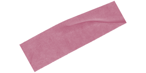 A pink rectangle shape is displayed diagonally against a black background in a simple composition