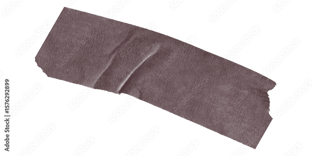 Aufkleber a blurry dark maroon rectangular shape on a black background in a simple abstract composition