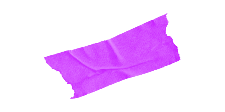 Isolated purple irregular shape with jagged edges on a solid black background in simple graphic style