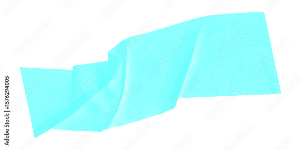Poster a light blue irregular shape with pixelated edges on a black background in a simple composition