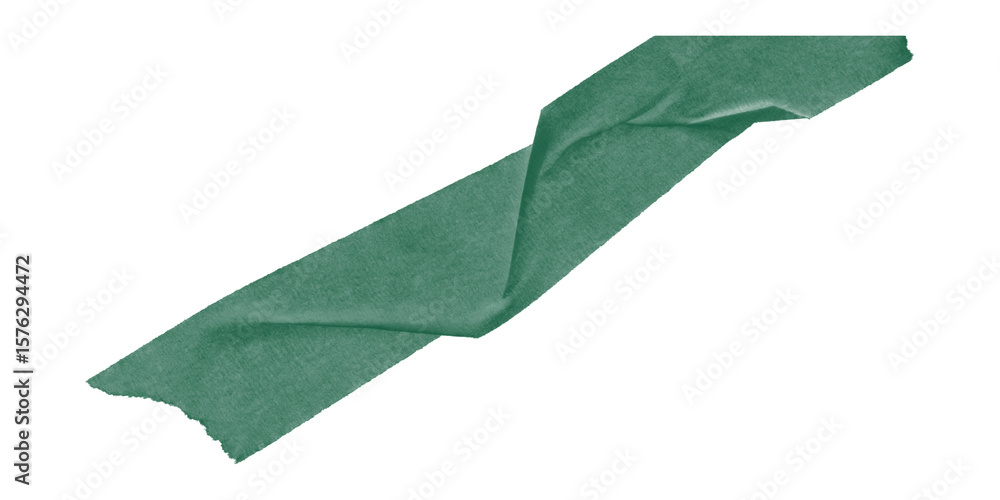 Fototapete a single green shape diagonally across a black background with pixelated edges visible here