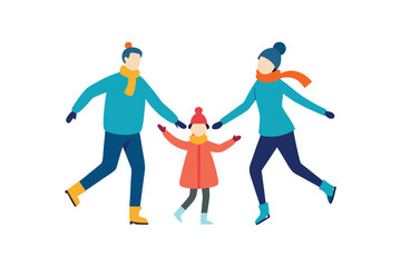 Fototapeta premium vector illustration of a dancing couple