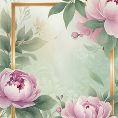 Romantic Watercolor Floral Design