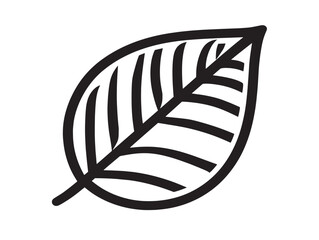 Green Tech Leaf Emblem in Minimal Design