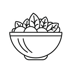 Vector illustration of a flower in a pot