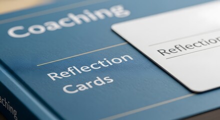 Reflection Cards: The image showcases a collection of reflection cards with their clean design, capturing the essence of introspection and learning. 
