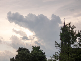 clouds in the sky
