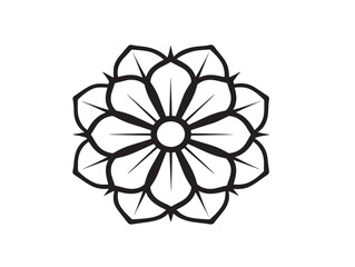 Colorful Flower and Leaf Combo Vector Design