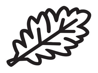 Elegant Frosted Leaf Icon Vector Graphic Design