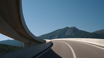 highway in the mountains