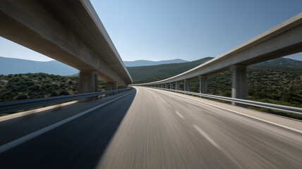 highway in the mountains
