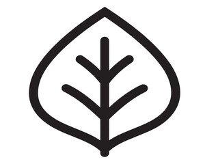 Obraz premium Modern GPS Leaf Vector Icon Design Illustration