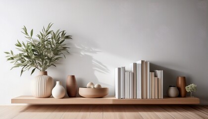 modern minimalist bookshelf decor minimalism