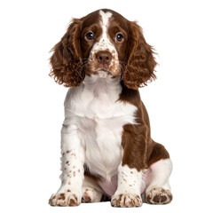 Welsh Springer Spaniel Puppy &ndash; Cute Floppy-Eared Pup &ndash; Transparent