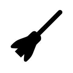 broomstick halloween icon