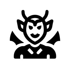  demon halloween icon