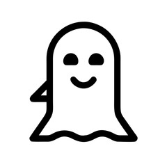 ghost costume halloween icon