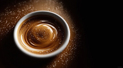 background of close up of coffee cup