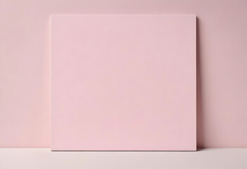Fototapeta premium Soft Pink Powder Pile on Minimal Surface