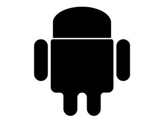 Ai robot icon illustration. inspirational logo