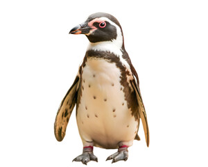 Fototapeta premium penguin isolated on white background, png, ai generated.
