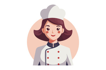 Culinary Artisan: A skilled chef, radiating professionalism and passion for the culinary arts, is presented against a softly-lit backdrop, her attire reflecting dedication. 
