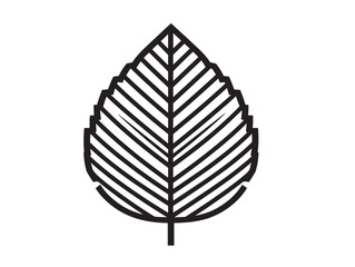 Retro Pixel Style Leaf Art Illustration