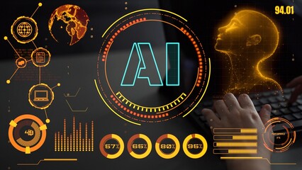 AI Assistant Brain Processor with LLM Technology, Big Data, Machine Learning, Generative AI for...