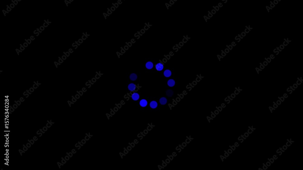 Poster animated of circle loading icon .wheel loading concept icon