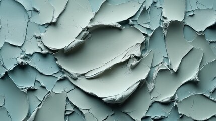 Light gray and blue textured paint splatter