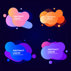 abstract liquid gradient background with soft and vibrant color