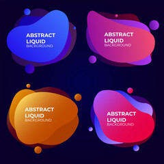 abstract liquid gradient background with soft and vibrant color