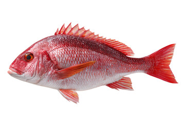 Northern red snapper isolated on transparent or white background, png