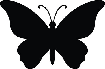 Butterfly Silhouette Icon Design – Free EPS & Vector Download