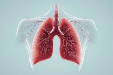 Human respiratory system detailed illustration lungs human anatomy