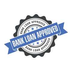 Bank Loan Approved Letter Rubber Stamp Template