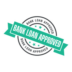 Bank Loan Approved Letter Rubber Stamp Template