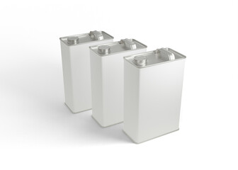 Coffee Branding Mockup on Metal Can with Handle