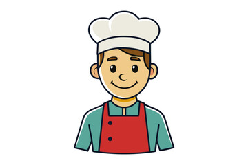Chef Avatar: A friendly chef, dressed in a chef's hat and apron, embodies culinary expertise. Perfect for menus, cooking classes, or any culinary-related project.