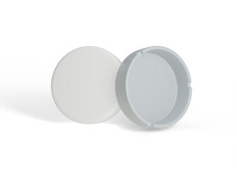 Ashtray Plate Mockup for Logo Placement